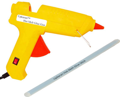 

Upkaran 1 Hot Melt Standard Size 10 inch Glue Stick with 60 Watt with On/Off Switch All Purpose Standard Temperature Corded Glue Gun(11 mm)