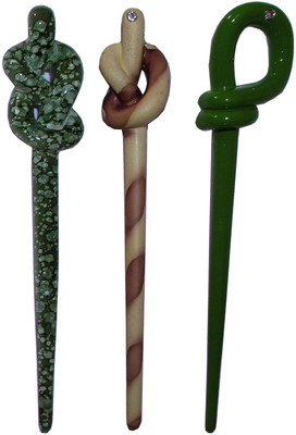 

Disney Frozen Combo of Multi Color Juda Sticks Bun Stick(Multicolor)