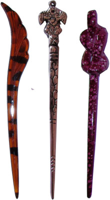 

Ritzkart BOB Maker Combo of Multi Color Juda Sticks Bun Stick(Multicolor)