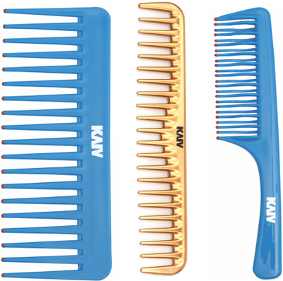 

Kaiv Detangling Comb, Grooming with Handle and Shampoo Comb