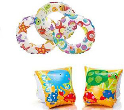 

GLS Swimming Combo Kit - 3 Swimming Tubes & 1 Pair Arm Band Swimming Kit