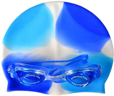 

GLS Swimming Combo Kit - 1 Swimming Cap & 1 Swimming Goggle Swimming Kit