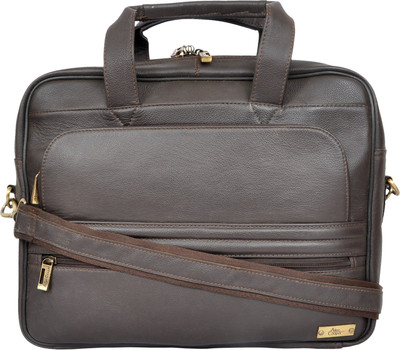 

Allen Cooper 15 inch Expandable Laptop Messenger Bag(Brown)