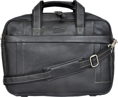 

Allen Cooper 14 inch Expandable Laptop Messenger Bag(Black)