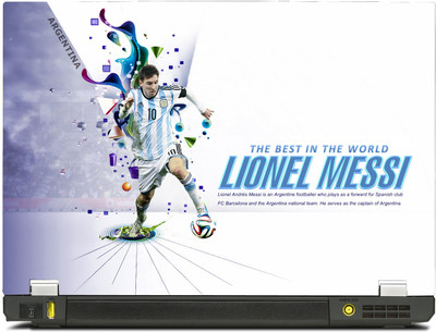 

Skinshack New Sparkling Special Lionel Messi Best in the World (13.3 inch) Vinyl Laptop Decal 13.3