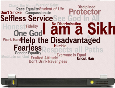 

SkinShack New 3D I Am A Sikh (15.6 inch) Vinyl Laptop Decal 15.6