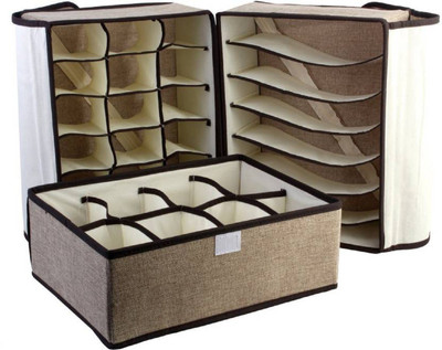 

House of kart Lingerie Storage Case(Bra and Panty, Pack of 3)