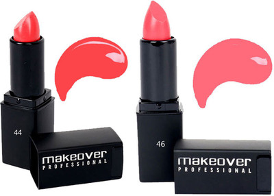 

Makeover Professional Lipstick ( Posh Pink 44 , Rose Blossom 46 )(Posh Pink, Rose Blossom)