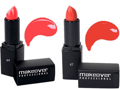 

Makeover Professional Lipstick ( Posh Pink 44 , Nude Brown 47 )(Posh Pink, Nude Brown)