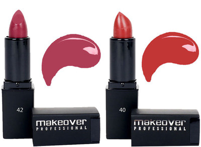 

Makeover Professional Lipstick ( Devtion 42 , Currant 40 )(Devtion, Currant)