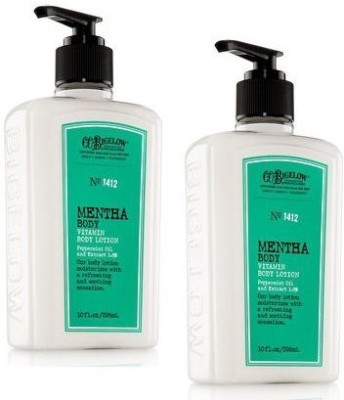 

C.O. Bigelow 2 Pack Mentha Body Lotion. 10 Oz.(300 ml)