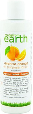 

Made From Earth Valencia Orange Lotion Organic Holistic & Healthy For Face & Body(236 ml)