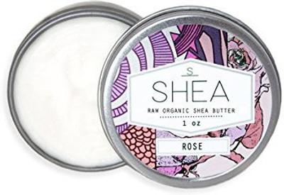 

Shea Brand Rose Shea Raw Organic Small Batch Shea Butter Dry Skin Lips Hair Eczema Scars Burns...(29.58 ml)