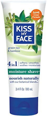 

Kiss My Face Moisture Shave Shaving Cream, Green Tea And Bamboo Shaving Soap(100.56 ml)