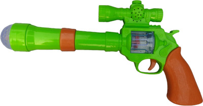 

Humaira Projection Music Strik Electric Gun Stage Lighting Toy(Green)