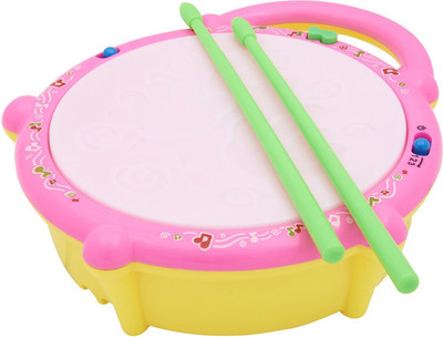 

KT BROTHERS Flash Drum with Stick and Flashing Lights(Multicolor)