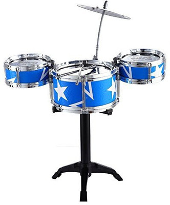 

Generic Xhtoys Children Rack Drum Jazz Drum Sets, Kids Musical Instrument Toys Percussion Instruments For Children'S Day Random Color(Multicolor)