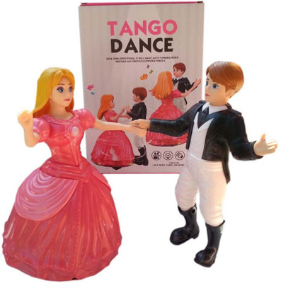

VShine Dancing Couple Angel Doll and Prince Tango Dance with Light and music(Pink, White, Black)