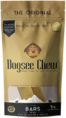 

Dogsee Chew Wowdogbox-Dogseechew Dog Treats,Medium Dental Bars,100% Natural, Yak Milk Chews Milk Dog Chew(420 g, Pack of 3)