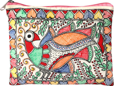 

iMithila Mithila madhubani cotton hand pouch Multocolour bag Pouch(Multicolor)