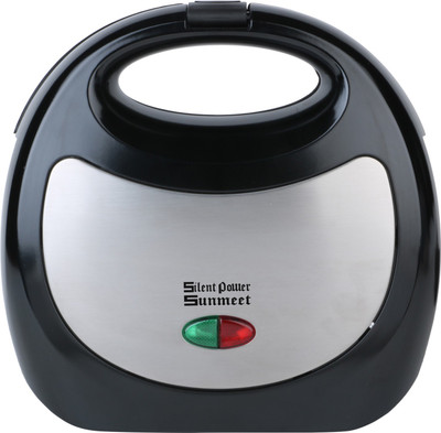 

SilentPowerSunmeet 750-Watt 4-Slice Grill Sandwich Maker -SMMA2 Toast(Black)