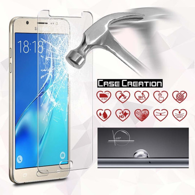 CASE CREATION Tempered Glass Guard for LG Q8(Pack of 1)