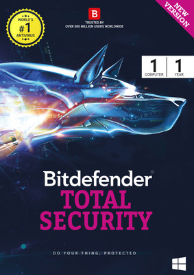 

Bitdefender Total Security 1 User 1 Year(CD/DVD)