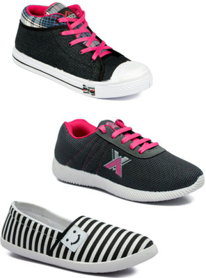 

Asian Women Casual & Running Shoes Combo Pack of 3 Casuals For Women(Multicolor