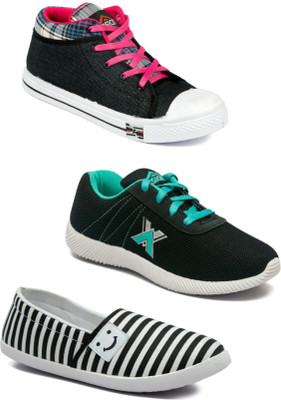 

Asian Women Casual & Running Shoes Combo Pack of 3 Casuals For Women(Multicolor
