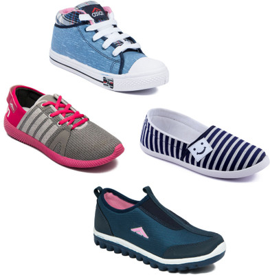 

Asian Women Casual & Running Shoes Combo Pack of 4 Casuals For Women(Multicolor