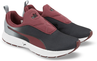 

Puma EF Cushion Slipon Sneakers For Men(Black, Maroon, Blackquarrytibetan red