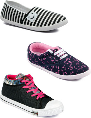 

Asian Women Casual & Running Shoes Combo Pack of 3 Casuals For Women(Multicolor