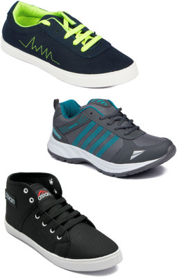 

Asian Men Casual & Running Shoes Combo Pack of 3 Casuals For Men(Multicolor