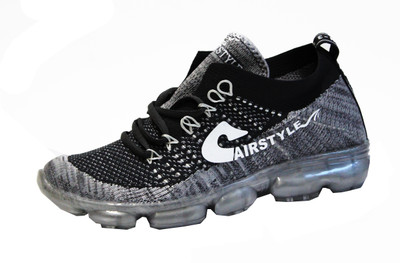 

Air style Running Shoes For Men(Grey, Dk grey lt grey
