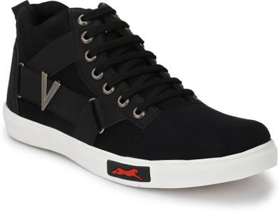 

Eego Italy Casual Ankle Length Sneakers For Men(Black