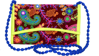 

sunvi Girls Casual Multicolor Cotton Sling Bag
