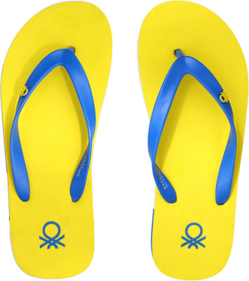 

United Colors of Benetton Flip Flops, Yellow