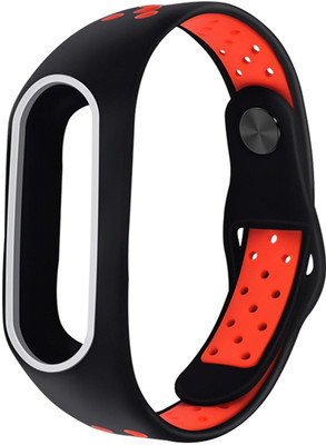 

Shopizone Silicone Strap for Mi Band 2 and Mi Band HRX Strap Smart Band Strap(Red)
