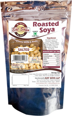

Eat Soya Roasted Soya Salted 200gm (Pack of 2)(400 g, Pack of 2)