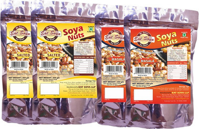 

Eat Soya Salted and Masala (Pack of 4)(800 g, Pack of 4)