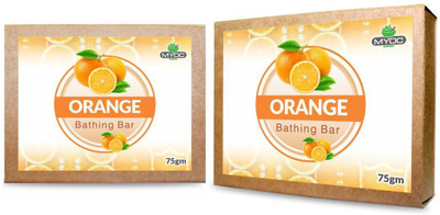

salvia Orange soap for dull looking skin. Combats bacteria, rejuvenates skin, fights blemishes and unclog pores 75gm x2 Pack(75 g, Pack of 2)