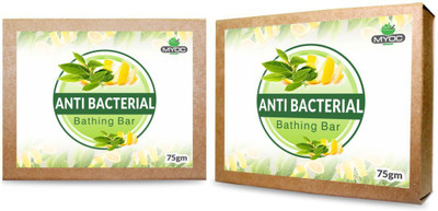 

salvia Tea Tree oil, Lemon peel, Triclosan, Vitamin E and Glycerine soap for Acne free skin, unclogs pores and clears skin 75gm x2 Pack(75 g, Pack of 2)