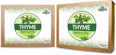 

salvia Thyme Oil And Vitamin E Soap For bad odour, acne free and athletes foot 75g x2 Pack(75 g, Pack of 2)