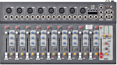 

MX F10 USB Live Audio Mixer with Built In USB and Bluetooth Powered Sound Mixer