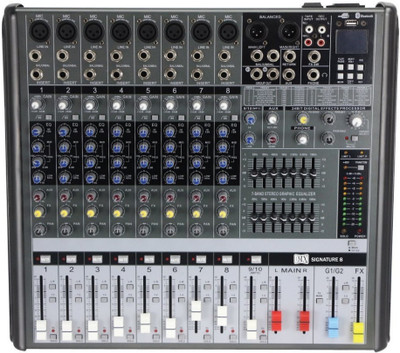 

MX SIGNATURE 8 Live Audio Mixer Powered Sound Mixer