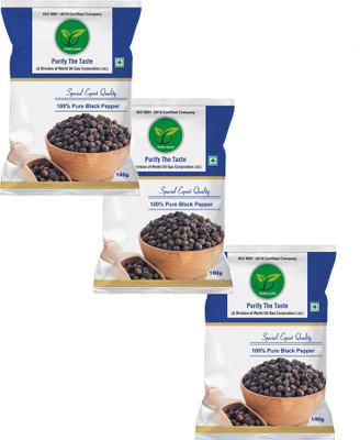 

Pure Agro Black Pepper - Kali Mirch(3 x 33.33 g)