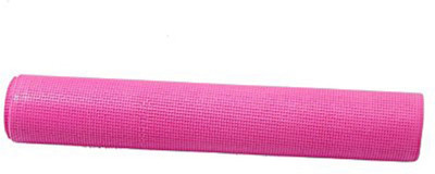 

Kuber Industries Yoga Mat Thick Anti Skid Washable Fitness Exercise Imported Non-Slip Surface (Pink) Code-YG20 Pink 6 mm Yoga Mat