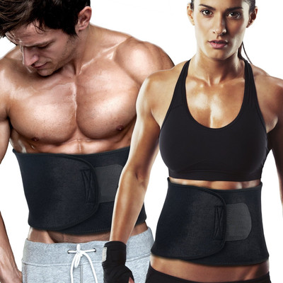 

Manogyam Hot Shapers Sweat Waist Trimmer / Slimming Belt (Black) Waist Support(Black