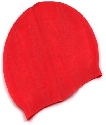 

GLS Unisex Swimming Non-Slip Highly Durable Silicon Cap - Red Swimming Cap(Red, Pack of 1)