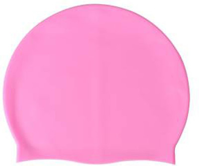 

GLS Unisex Swimming Non-Slip Highly Durable Silicon Cap - Pink Swimming Cap(Pink, Pack of 1)